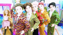 BTS Barbie dolls Music Star Tour Bus Sängerband دمية باربي Poupée Bintang kpop Ônibus de boneca
