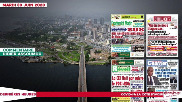 Le Titrologue du Mardi 30 juin 2020 / La CEI finit par suivre le PDCI RDA