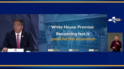 White House is 'in denial' about coronavirus, says Cuomo