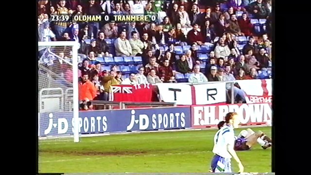 Granada Match Live (itv) Latics 0-0 Tranmere (1st Half) 1994/95 Football League Division 1, 6/11/94