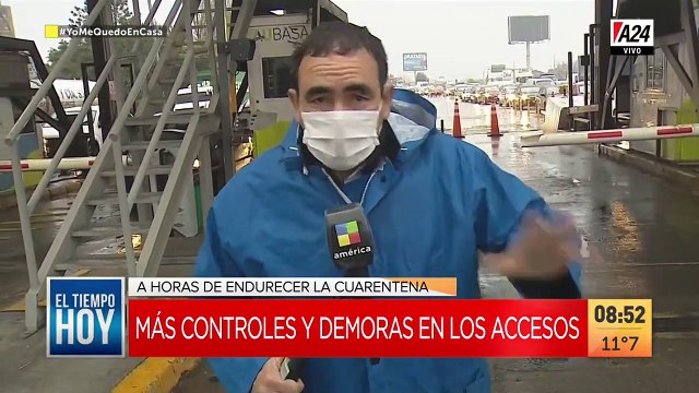 La Au. Buenos Aires - La Plata colapsada mano CABA y PBA