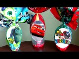 Giant Easter Egg Kinder Transformers, Disney Pixar Cars 2 Game, Disney Pixar Monsters Inc.