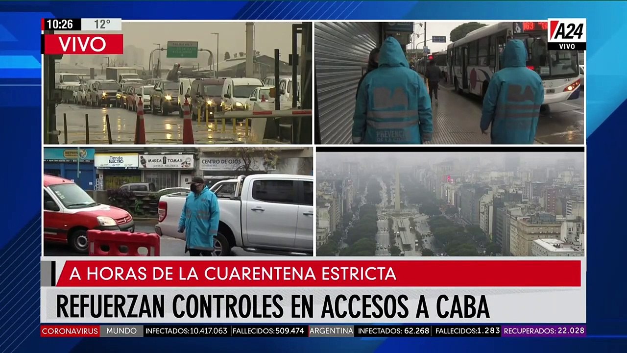 Largas colas en el peaje de Dock Sud de la Au Buenos Aires - La Plata