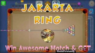 Win Jakarta Ring in 8 Ball Pool Match - Superb Gameplay with Light Cue & Champion Cue