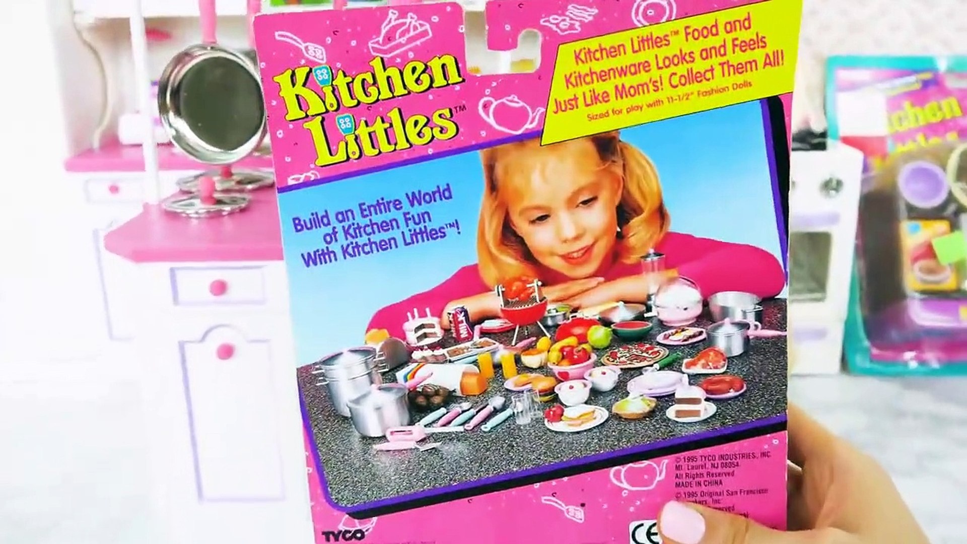 Fantastic doll Kitchen Full Set - Kitchen Island / Fridge with Light on &  Making ice Küche Geladeira 