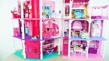Morning in Barbie dolls' Two Dream Houses Pagi دمية باربي Casa de boneca Matin de Barbie Puppenhaus