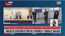 Videoconferencia entre Alberto Fernández y el gobernador del Chaco
