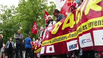 Protestas de los sanitarios en Francia y España