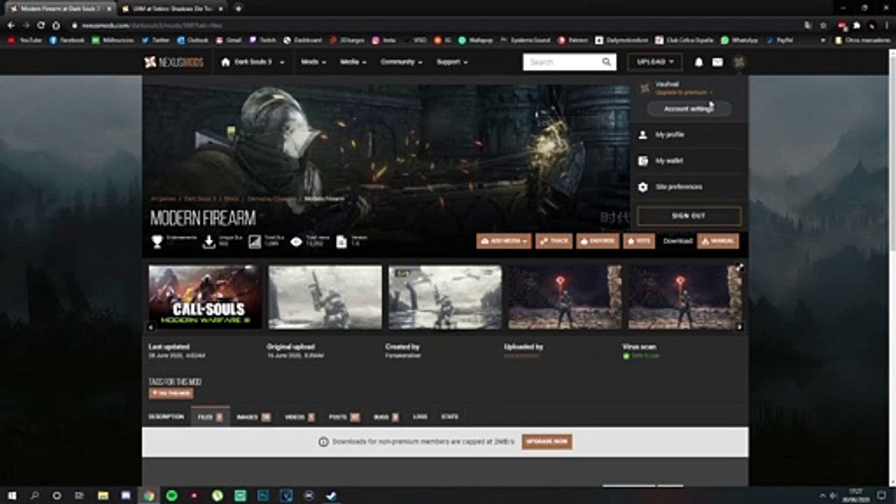 Tutorial Modern Firearm MOD DARK SOULS 3