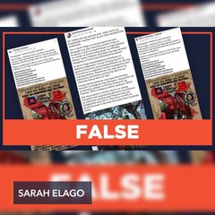FALSE: Photo of Sarah Elago with new recruits to CPP-NPA