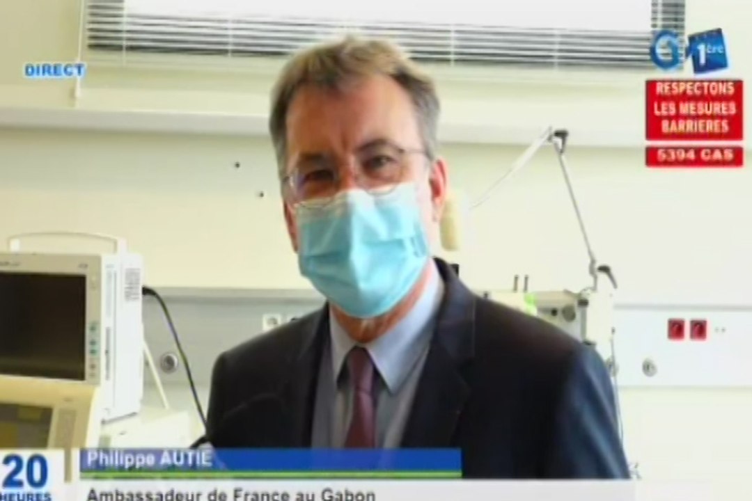 RTG/Remise d’équipements médicaux de réanimation au CHUL par l’ambassadeur de la France