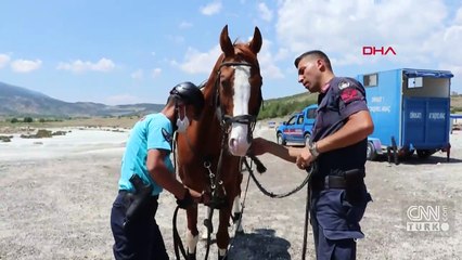 Salda Gölü atlı birliklere emanet | Video
