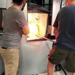 draining glass