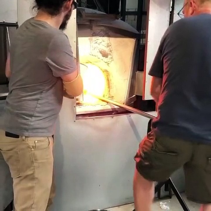draining glass