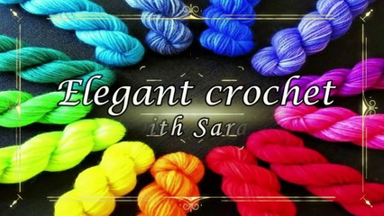 Crochet Flowers Doily -   كروشية مفرش بالورود