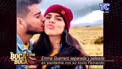 Actriz Emma Guerrero reveló que estuvo distanciada de su novio en la cuarentena