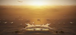 شاهد مطار أمالا الدولي الجديد: مستوحى من سراب صحراء السعودية