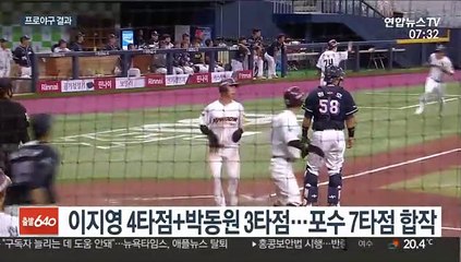 [프로야구]  작년 한국시리즈 설욕…키움, 두산 꺾고 3연승
