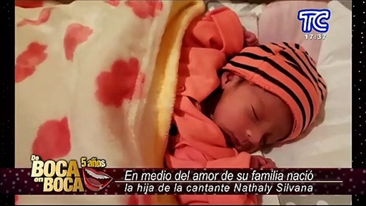 La cantante Nathaly Silvana nos presenta en exclusiva a su primera bebé