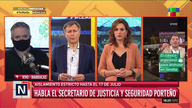 Marcelo D'Alessandro, secretario de Justicia y Seguridad porteño, en América Noticias