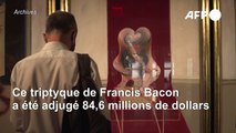 un triptyque de Bacon vendu 84,6 millions de dollars aux enchères de Sotheby's, sans public cette année