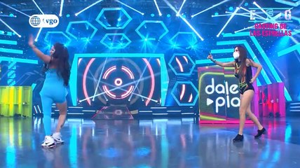 Rosángela Espinoza se “enfrentó” a doble de Yahaira Plasencia en “Dale Play”