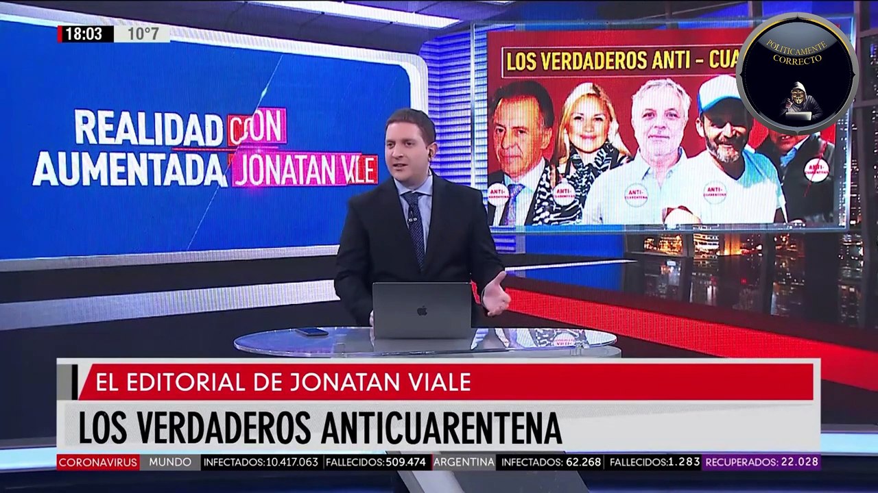 Joni -" Los verdaderos anti cuarentena son ELLOS!"