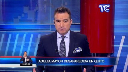 Familiares buscan a adulta mayor que está desaparecida en Quito