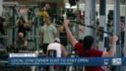 Valley gym owner sues to stay open