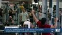 Valley gym owner sues to stay open