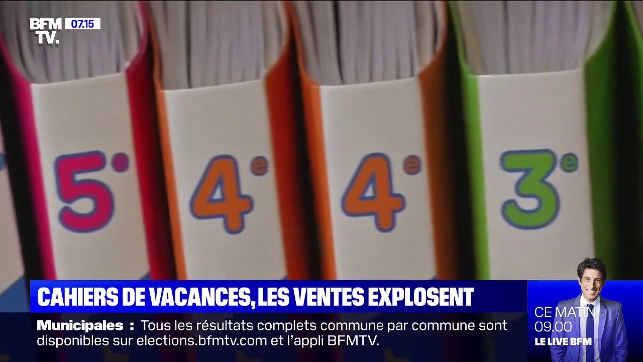 Les ventes des cahiers de vacances explosent cette année