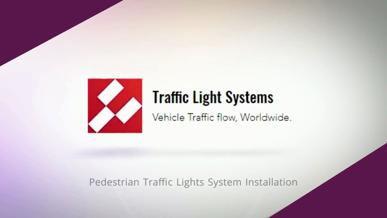 Pedestrian Traffic Lights System Installation - www.trafficlightsystems.com