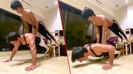 Watch Sonu Sood's Incredible Home Workout With His Son