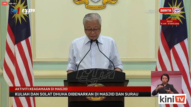 Kuliah, Solat Dhuha, kelas mengaji di masjid dan surau dibenarkan
