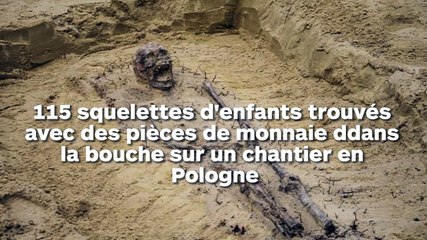 115 squelettes d'enfants découvert sur un chantier en Pologne