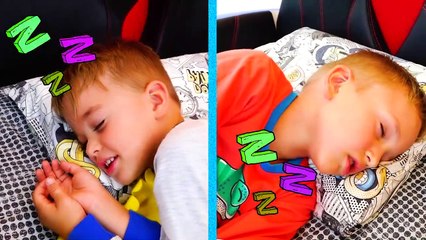 Vlad and Niki make breakfast for mom