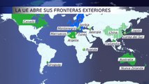 Europa abre hoy sus fronteras a 15 países