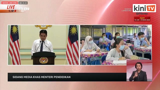 LIVE: Sidang media Menteri Kanan Pendidikan Dr. Radzi Jidin