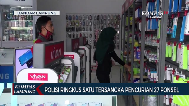 Polisi Ringkus 1 Tersangka Pencurian 27 Ponsel