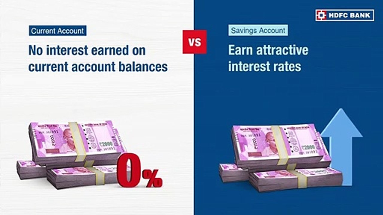 Know the Difference Between Current Account and Saving Account - HDFC Bank
