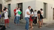Docentes se manifiestan en Badajoz contra los recortes educativos