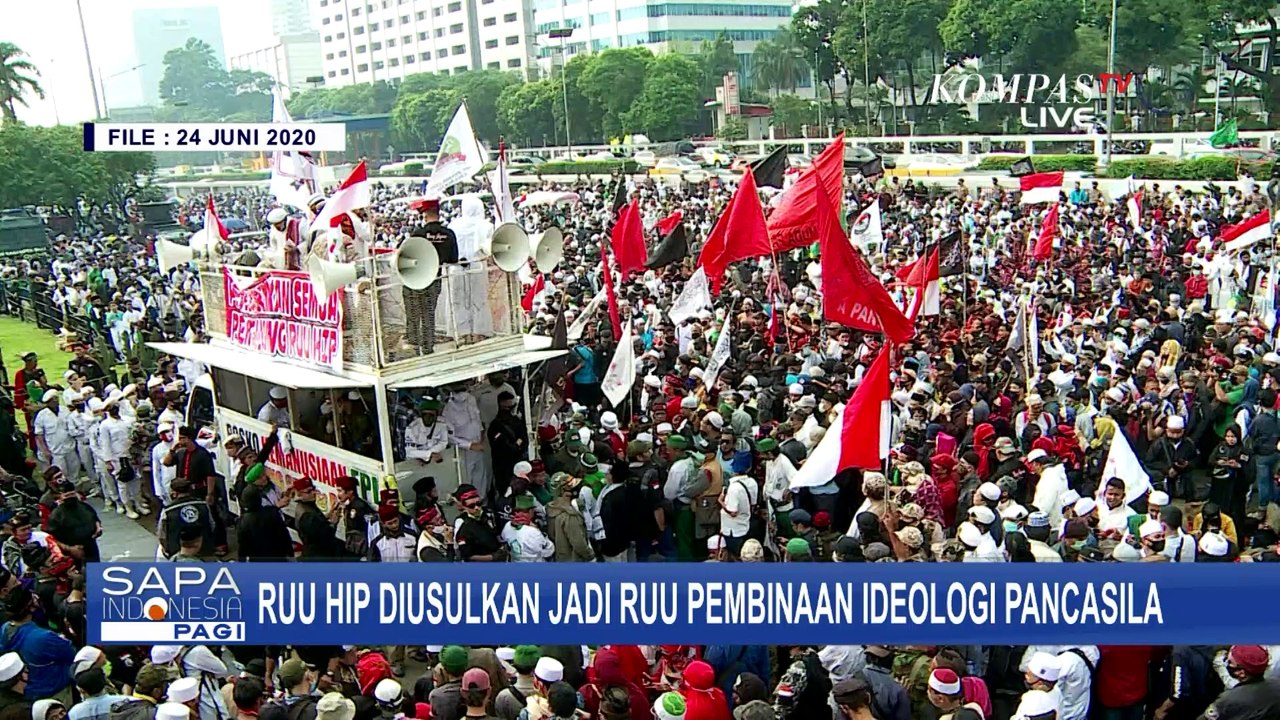 RUU HIP Diusulkan Jadi RUU Pembinaan Ideologi Pancasila