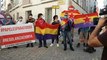 Colectivos antimonárquicos se concentran en Badajoz