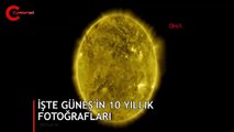 NASA, Güneş’in 10 yıllık fotoğraflarını 1 saatlik film haline getirdi