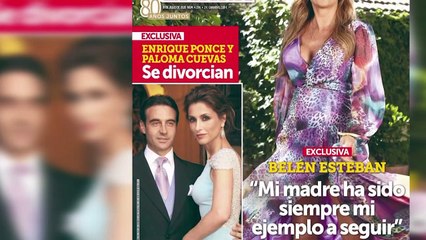 Enrique Ponce y Paloma Cuevas protagonizan una sorprendente separación