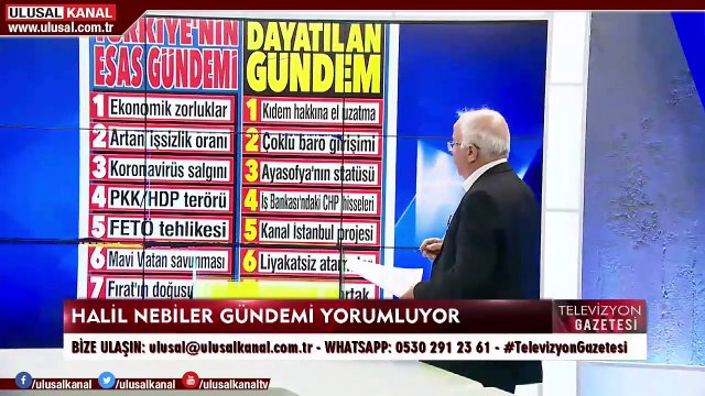 Televizyon Gazetesi - 1 Temmuz 2020 - Halil Nebiler - Ulusal Kanal