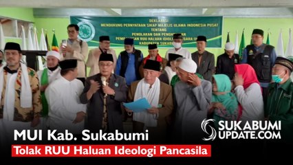 MUI Kab. Sukabumi Tolak RUU Haluan Ideologi Pancasila