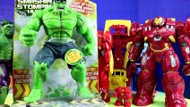 Hulk Family Vs. Hulkbuster Family ! Mega Battle ! Superhero Toys