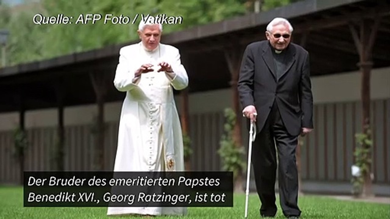 Georg Ratzinger im Alter von 96 Jahren gestorben
