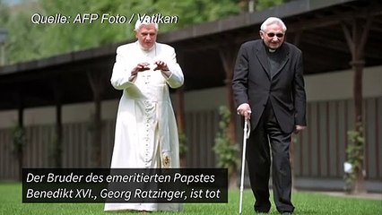 Georg Ratzinger im Alter von 96 Jahren gestorben